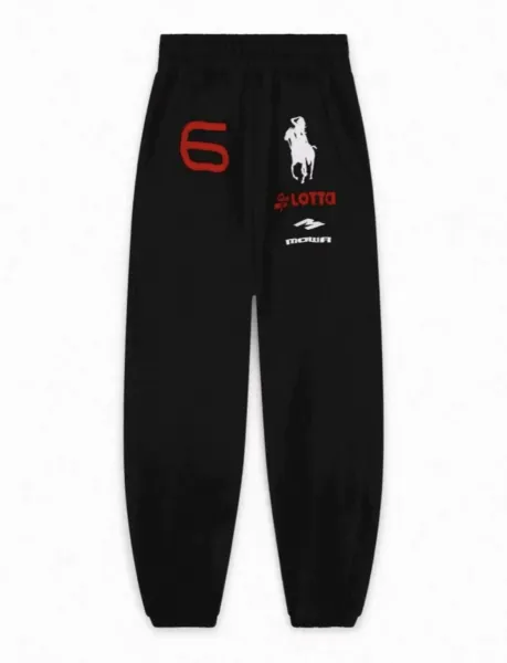 Polo Ralph Lauren x Lotto x MOWA Racing Sweatpants Black - 1