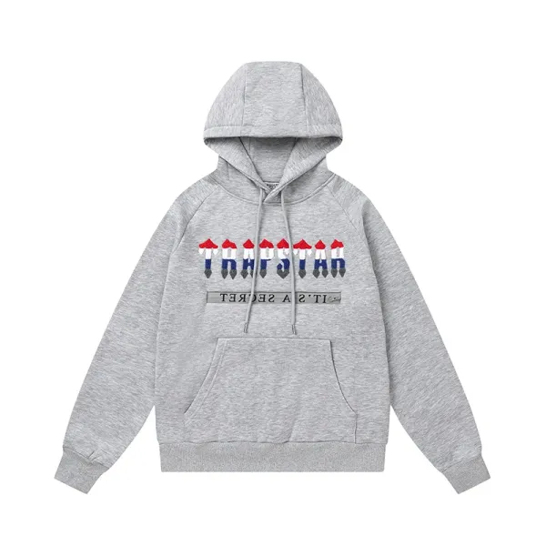 Tha Star It's A Secret Graphic Hoodie Gray - 1