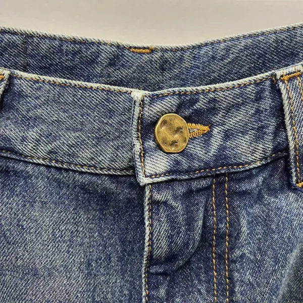 Louis Vuitton Monogram-Embellished Patchwork Denim Jeans - 6