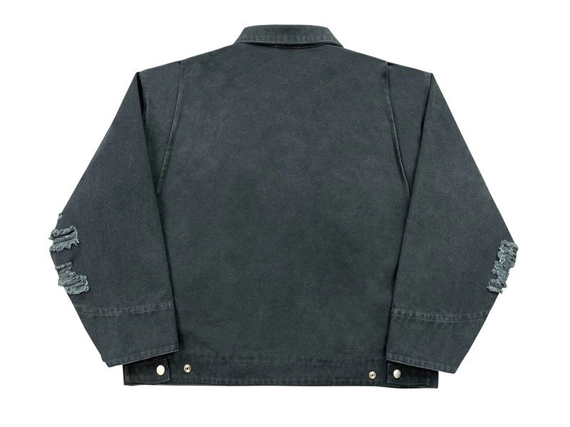 Enfants Riches Déprimés Distressed Black Workwear Jacket - 7