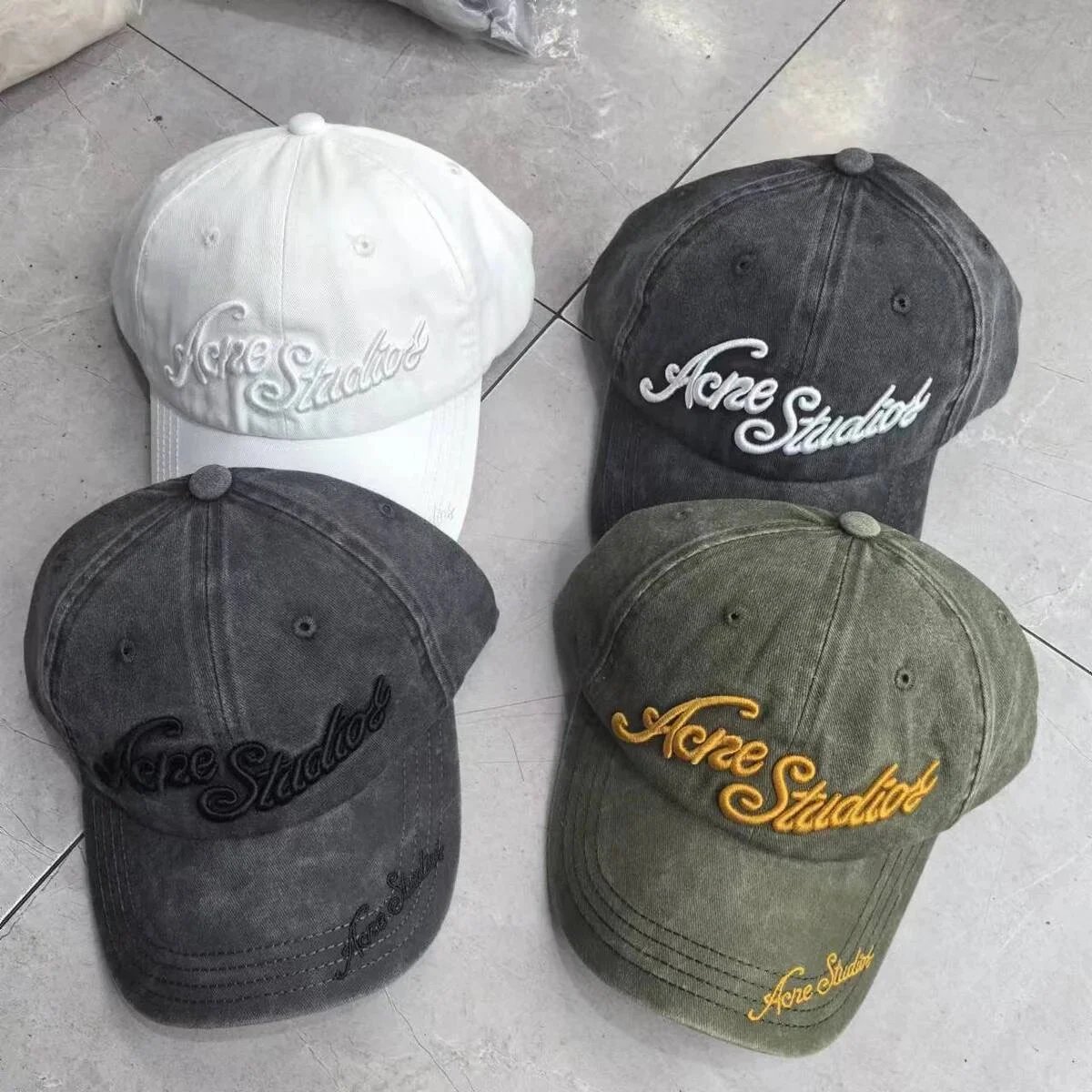 Apex Made AC Vintage Washed Baseball Cap