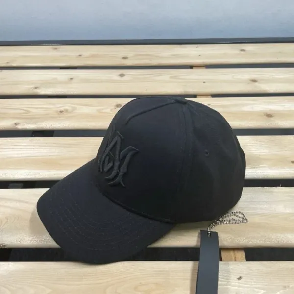 Off-White™ 'Arrow' Embroidered Black Baseball Cap - 1