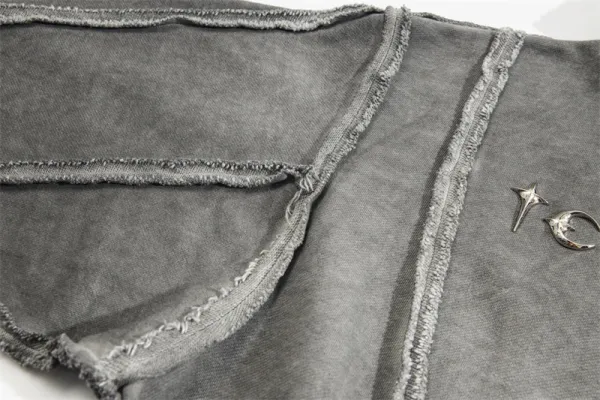 Maison Margiela Grey Deconstructed Hooded Jacket - 11