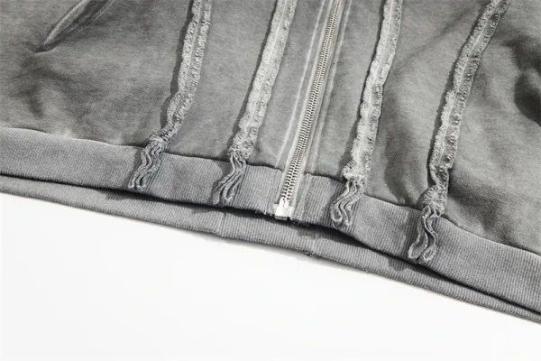 Maison Margiela Grey Deconstructed Hooded Jacket - 21