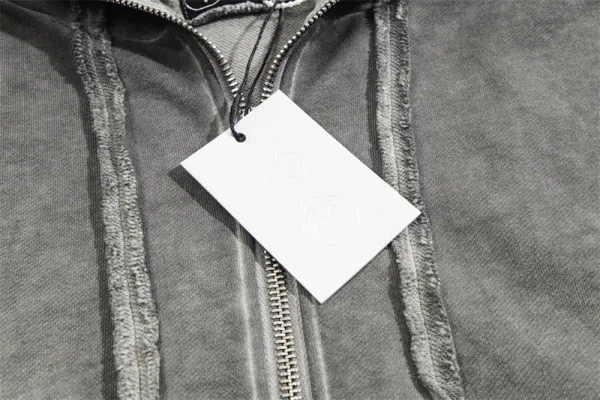 Maison Margiela Grey Deconstructed Hooded Jacket - 22