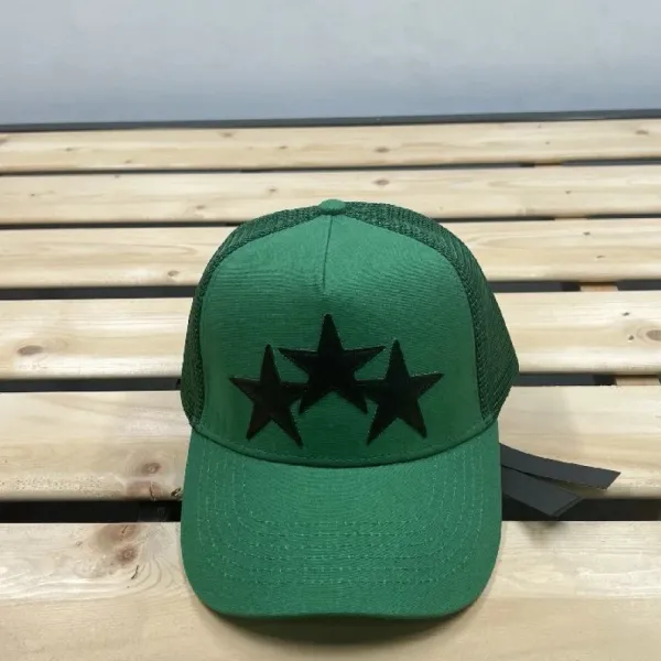 Givenchy Three Stars Green Mesh Baseball Cap - 1