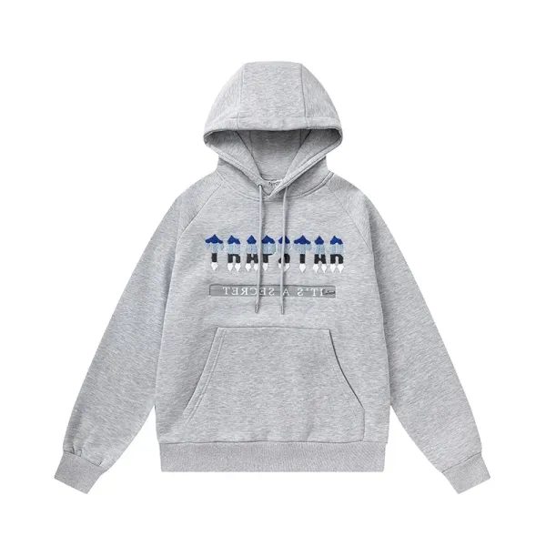 Trapstar Graphic Hoodie Gray - 1