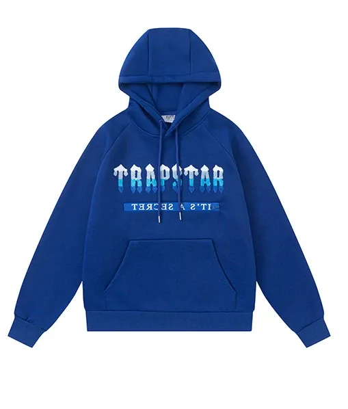 Trapstar It's A Secret Gradient Hoodie Navy - 1