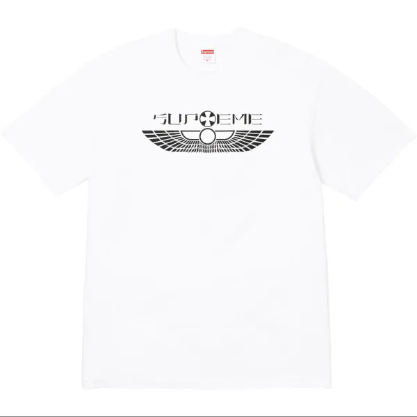 Supreme Wings Logo White T-Shirt - 1