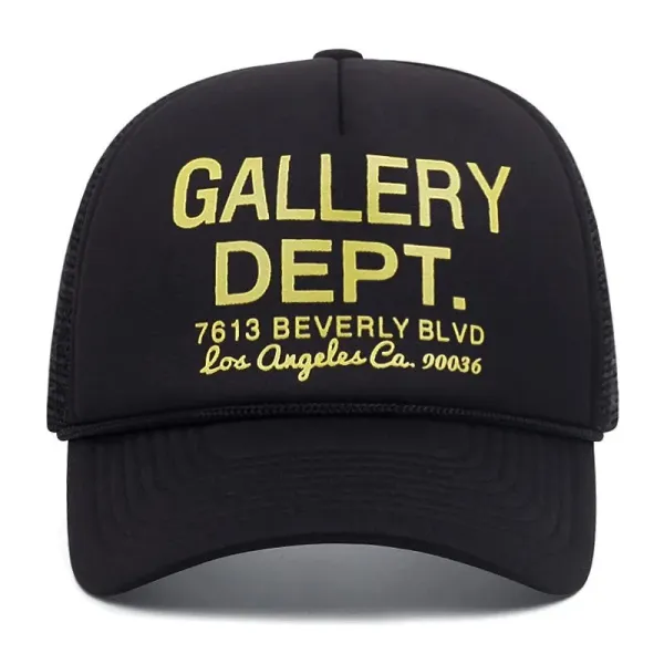 Gallery Dept. Beverly Blvd Trucker Cap Black - 1