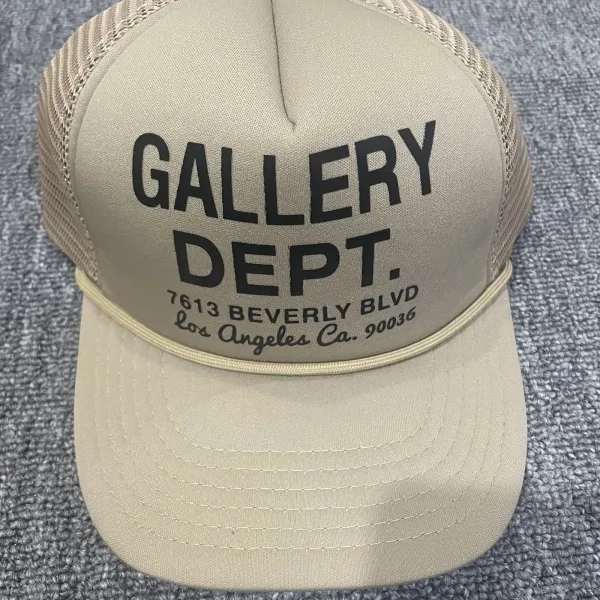 Gallery Dept. Beverly Blvd Trucker Hat Beige - 1