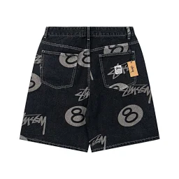 thumbnail for Embroidered sweatshirt casual trousers denim