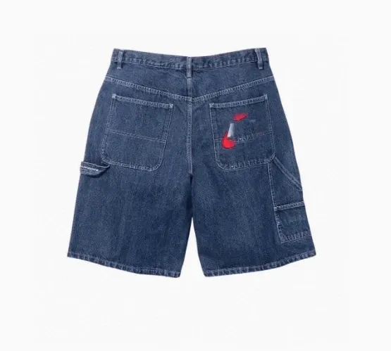 Nike x Off-White Denim Cargo Shorts Blue - 1
