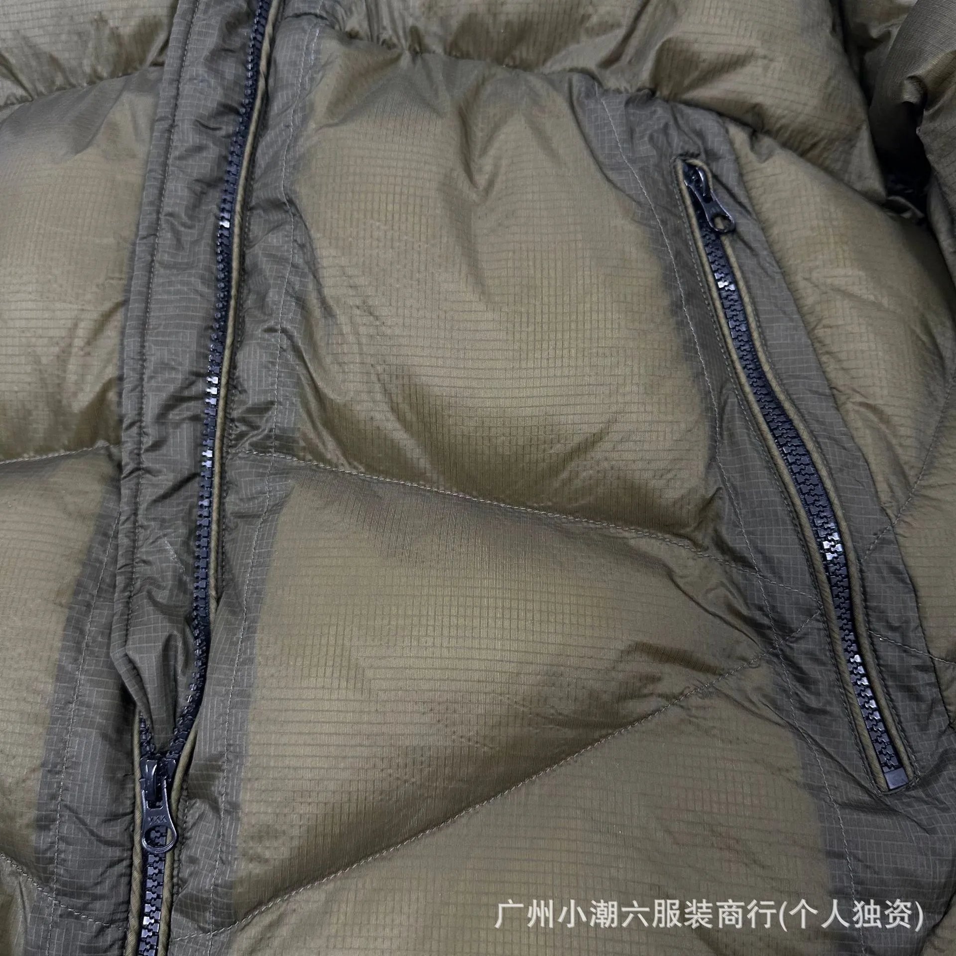 Palace x C.P. Company Goggle Hooded Down Jacket Army Green - 13