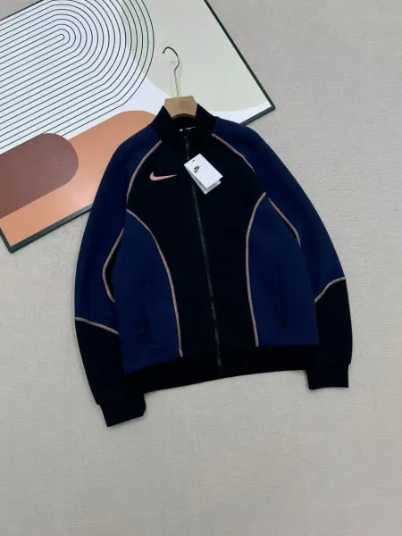 Nike Sportswear Heritage Track Jacket Purple and Navy Outerwear - 17