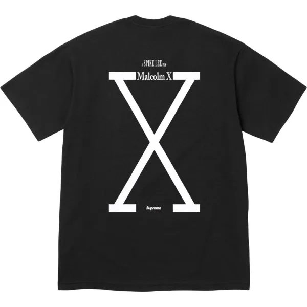 Supreme x Spike Lee Malcolm X T-Shirt Black - 1