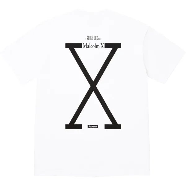 Supreme x Spike Lee Malcolm X T-Shirt White - 1