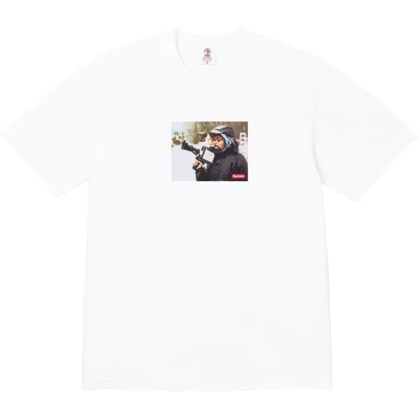 Supreme摄影师印花白色T-Shirt - 1