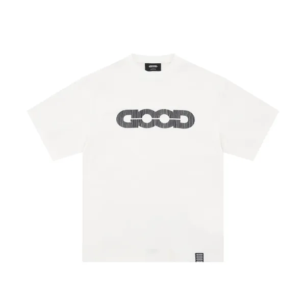 GOOD Studio Graphic Print White T-Shirt - 1