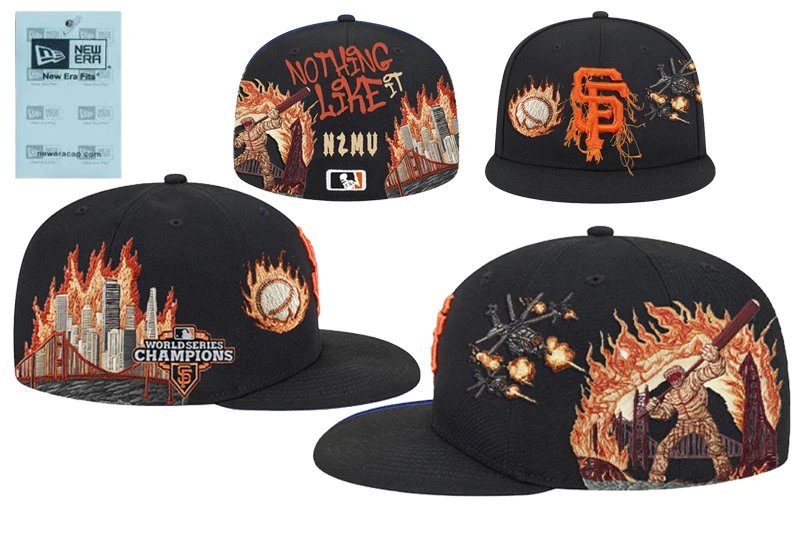 New Era x MLB San Francisco Giants 'Nothing Like SF' Fire City Snapback Baseball Cap - 1