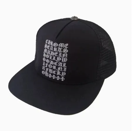 Chrome Hearts Mesh Trucker Cap Black - 1