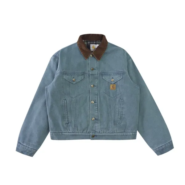 Carhartt WIP Detroit Jacket Light Blue Denim-Jacket - 1