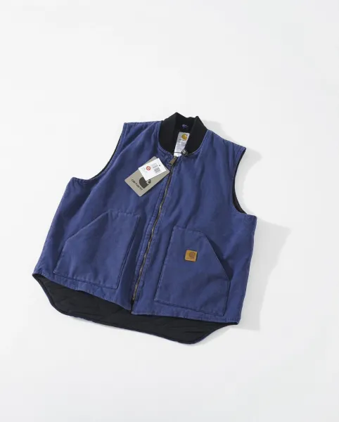 Carhartt WIP Active Vest Navy Blue - 1