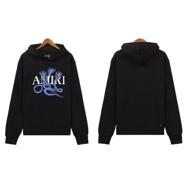 Amiri Rainbow Drip Hoodie Black - 34