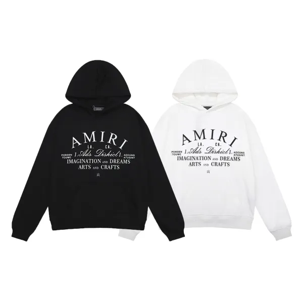 Amiri Rainbow Drip Hoodie Black - 27