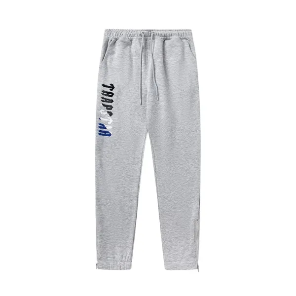 Trapstar Gray Logo-Print Sweatpants - 1