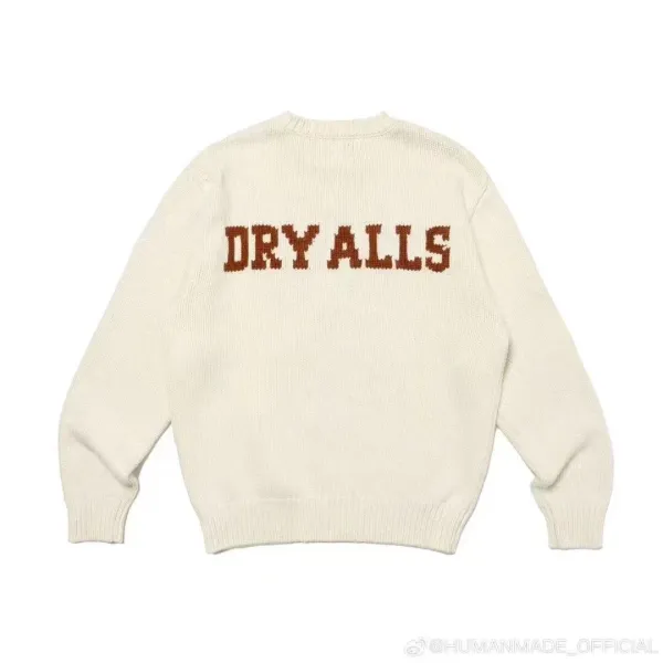 Human Made Dog Knit Sweater Beige - 5