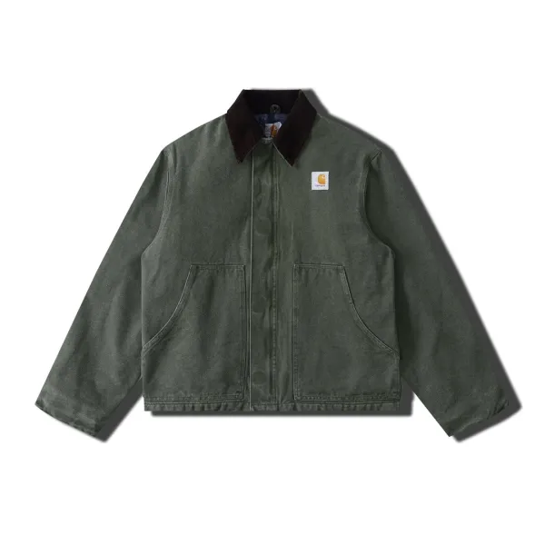 James Embroidered Field Jacket Black - 8
