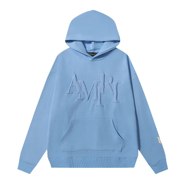 Amiri Rainbow Drip Hoodie Black - 10