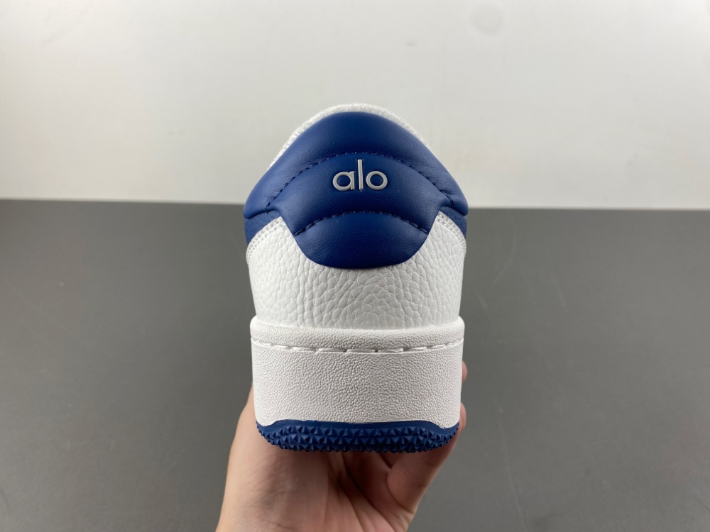 Alo Yoga Court Sneaker Navy and White Sneakers - 12