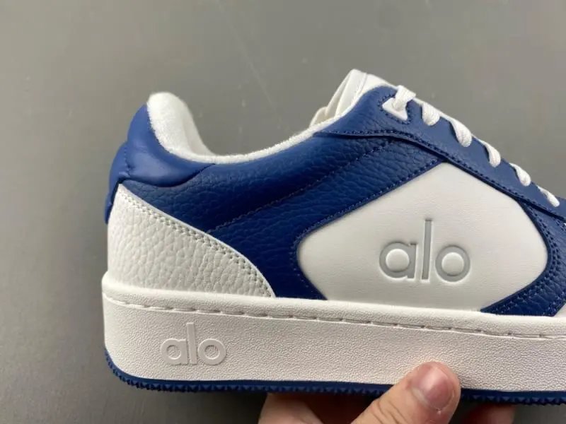 Alo Yoga Court Sneaker Navy and White Sneakers - 11