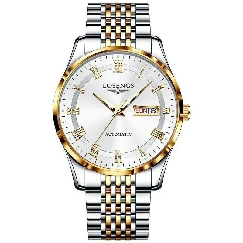Losengs Losengs Automatic Men's Watch Silver & Gold Silver