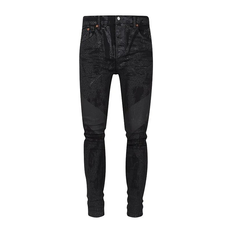 Philipp Plein Metallic Silver Distressed Skinny Jeans - 19