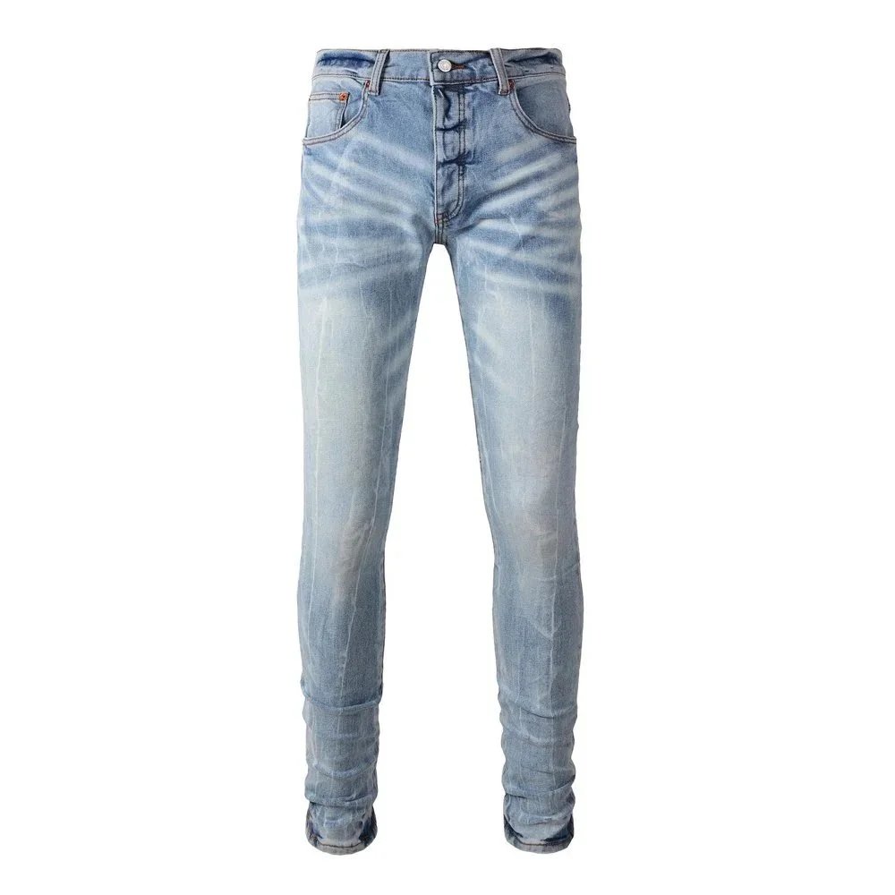 Philipp Plein Metallic Silver Distressed Skinny Jeans - 32