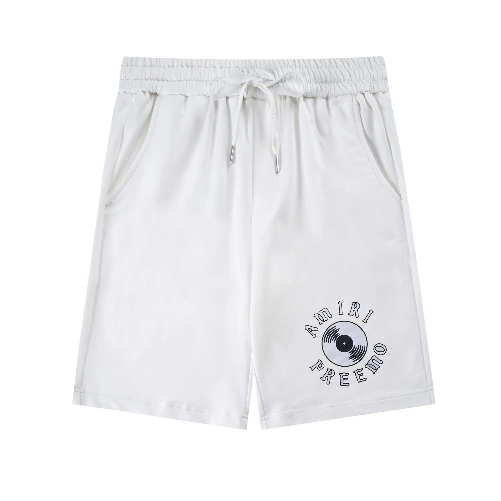 Amiri Vinyl Logo Drawstring Shorts Black - 14