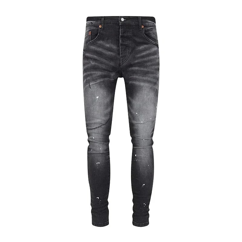 Philipp Plein Metallic Silver Distressed Skinny Jeans - 16