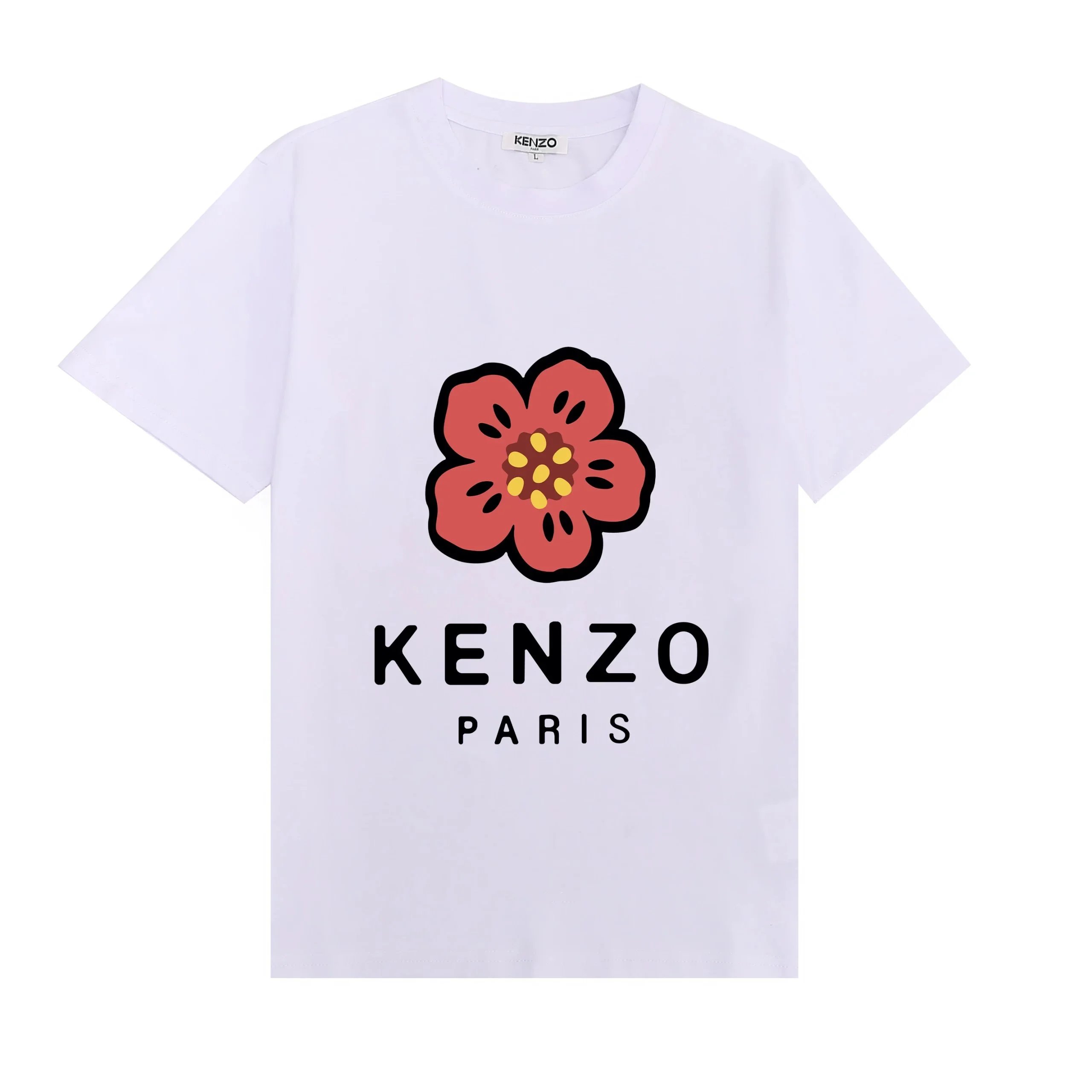 Kenzo Flower Logo White T-Shirt - 14