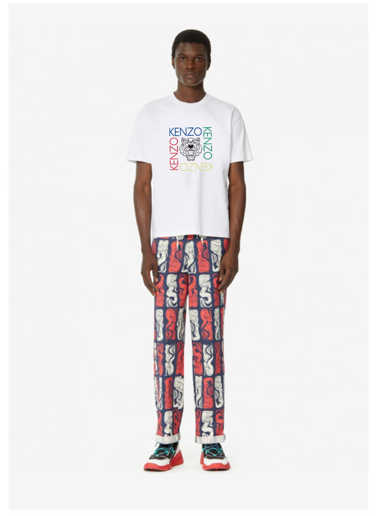 Kenzo Flower Logo White T-Shirt - 4