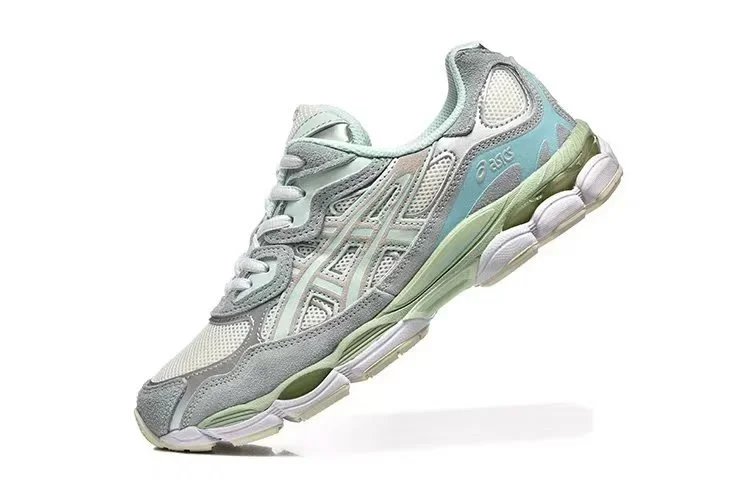 Asics Gel-Kayano 14 Pastel Green Gray Sneakers Running Shoes - 1