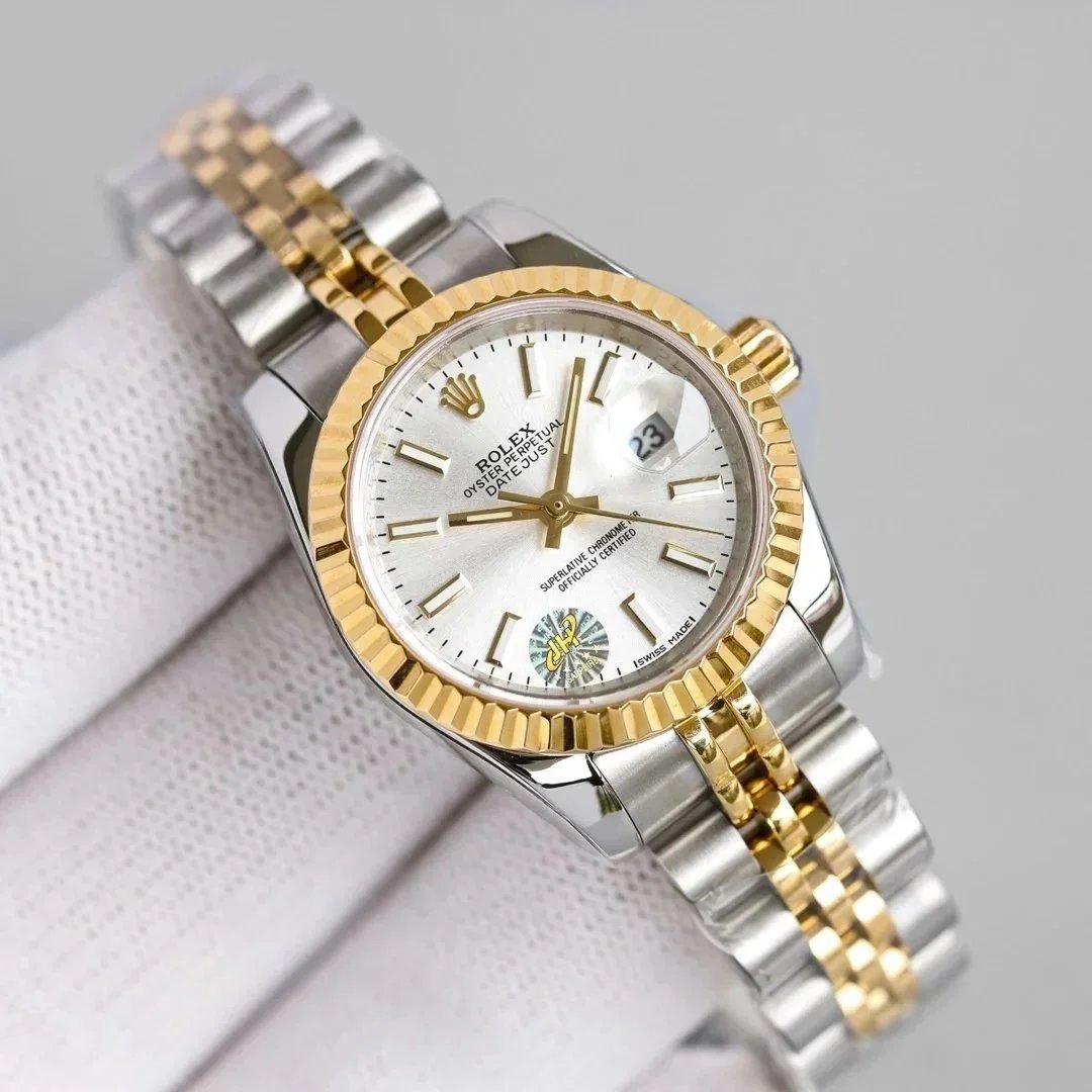Rolex Datejust Gold Dial Diamond Bezel Mechanical Watches Mechanical Watch - 7
