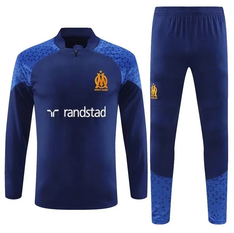 Design Performance Tracksuit Set White/Black with Light Blue Accents Activewear - 24
