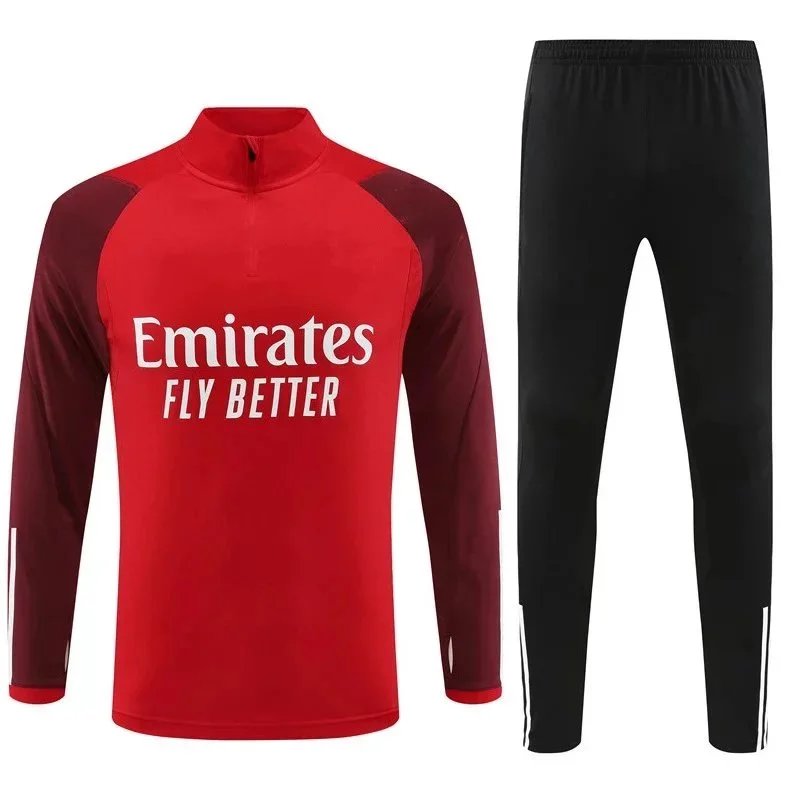 Design Performance Tracksuit Set White/Black with Light Blue Accents Activewear - 21