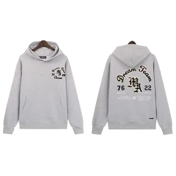 Amiri Logo Embroidered Black Hoodie - 35