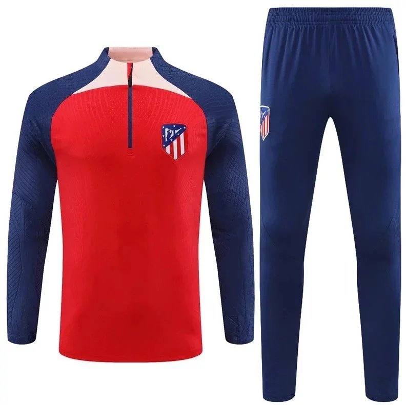 Design Performance Tracksuit Set White/Black with Light Blue Accents Activewear - 23