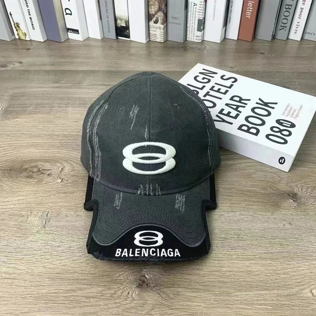 Balenciaga Hats Embroidered Logo Baseball Cap — 2