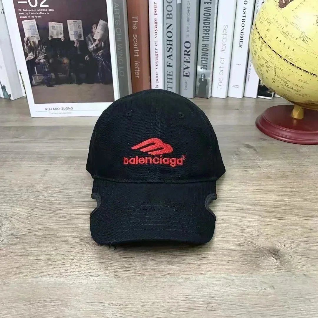 Balenciaga Hats Embroidered Logo Baseball Cap — 3